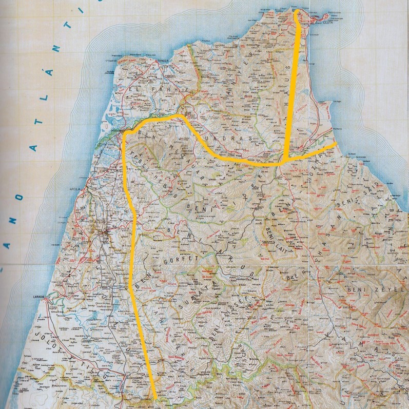 La línea Estella en la Comandancia Militar de Ceuta