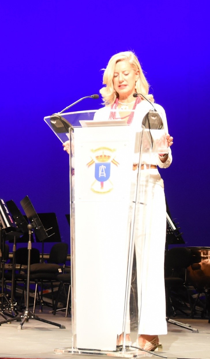 La Concejala de Cultura, Irene Carvajal Cruzat