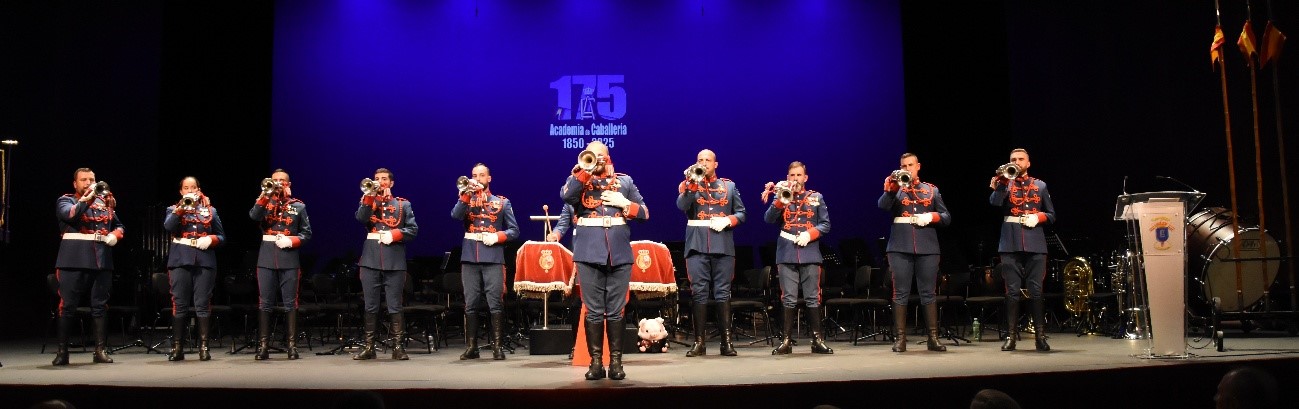 La banda del escuadrón de escolta de la Guardia Real
