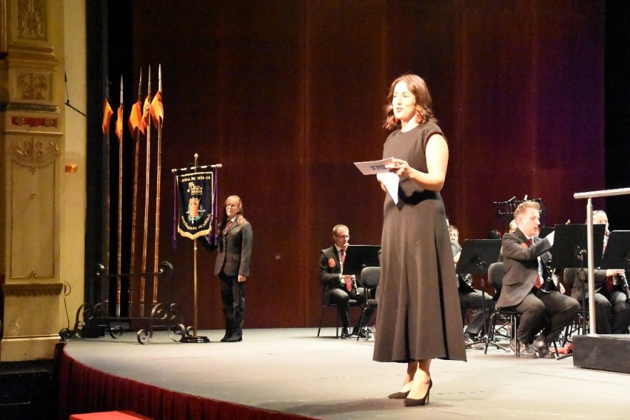 La presentadora Marta Bermejo Maniega