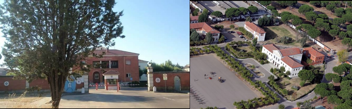 Acuartelamiento Teniente Galiana de la Academia de Caballería, situado en el Pinar de Antequera