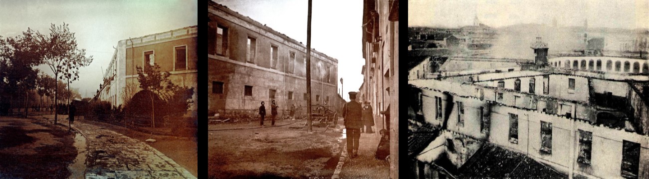 El incendio que destruyó por completo el Octógono