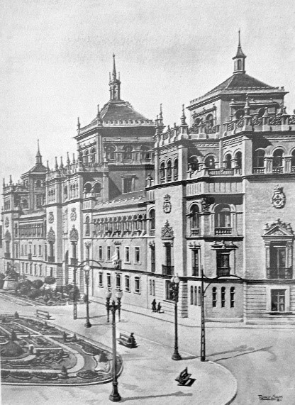 Edificio de la Academia en los años 40/50