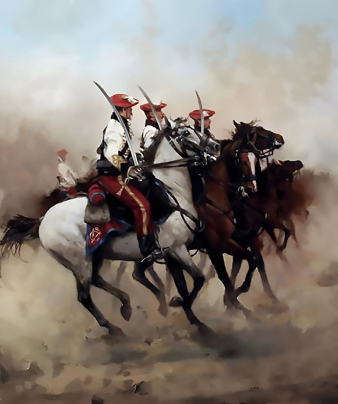 Figura 19. Húsares de Arlabán. Ferrer Dalmau