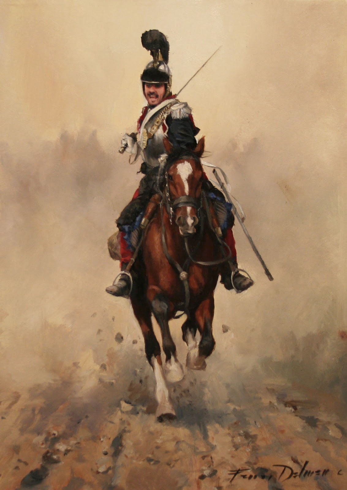 Figura 26. Coracero de la Guardia Real. Ferrer Dalmau