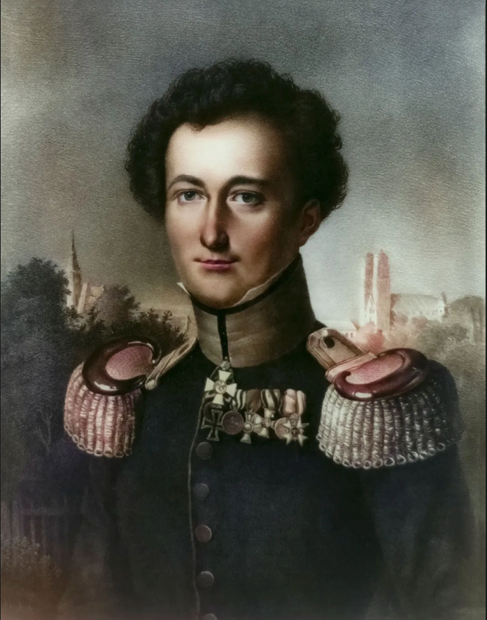 Clausewitz. Óleo de Wilhem Wach