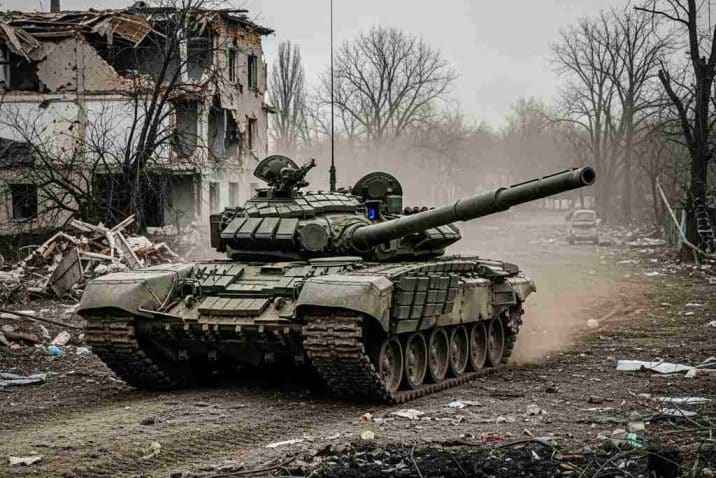 Carro de combate ruso en Ucrania. Global Strategy